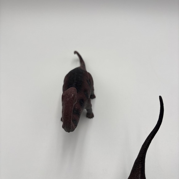 Vintage Dinosaur Figures Soft Hard Plastic Unbranded Lot Of 6 Velociraptor - Picture 14 of 16